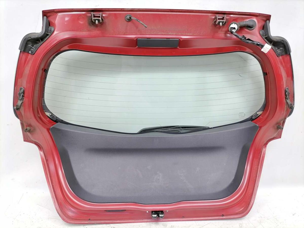 Toyota Yaris XP13 original Heckklappe mit Scheibe 3N8 RED PEARL BJ14